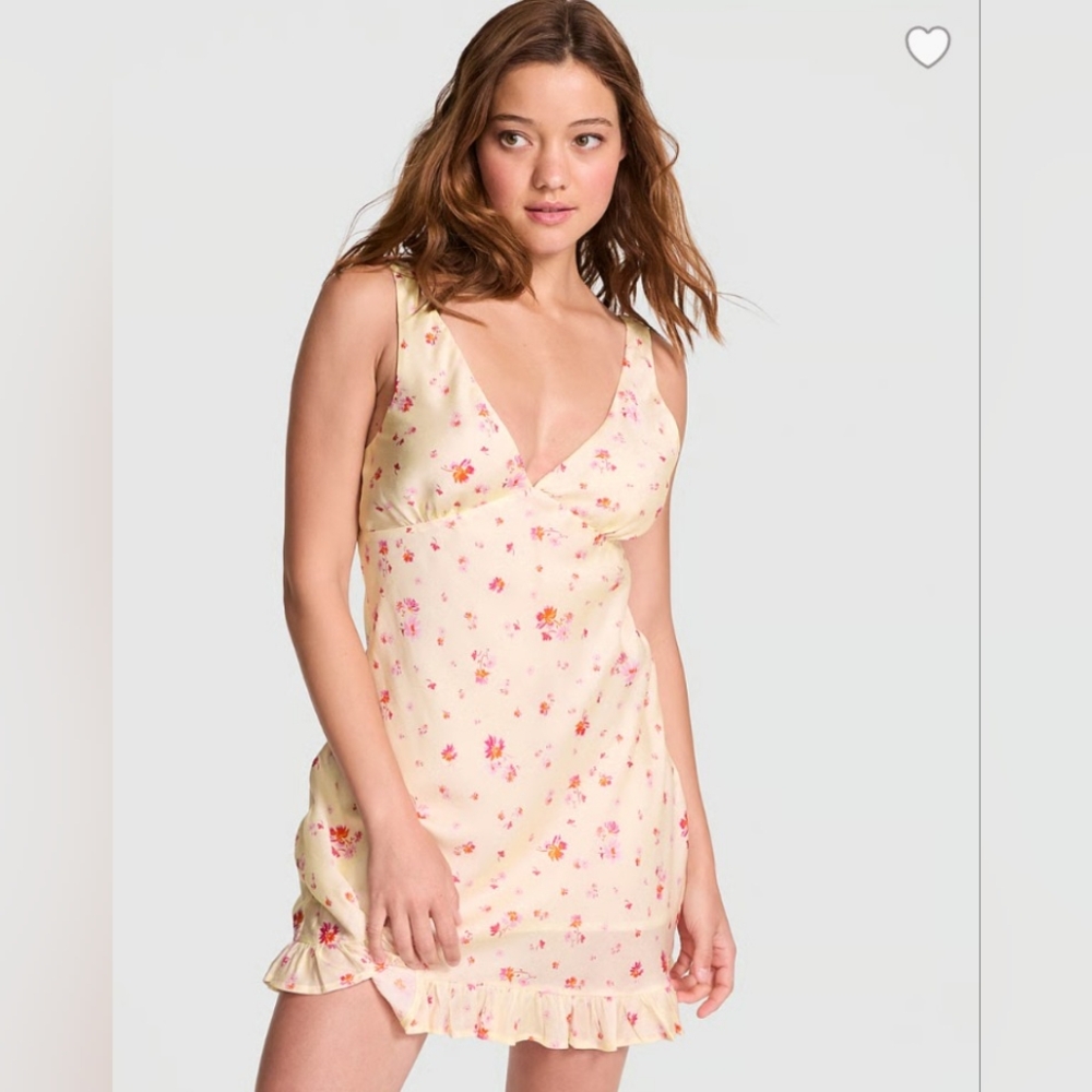 PINK Victoria's Secret Summer Fling Ruffle Dress, Size XL